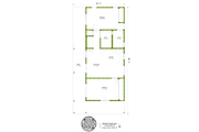 Adobe / Southwestern Style House Plan - 2 Beds 2 Baths 800 Sq/Ft Plan #1106-44 