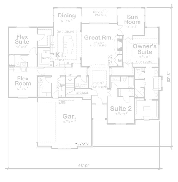 European Floor Plan - Other Floor Plan #20-2451