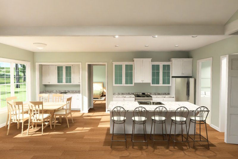Home Plan - Interior - Kitchen for Cottage House Plan #513-2422 - 4 bed, 2.5 bath