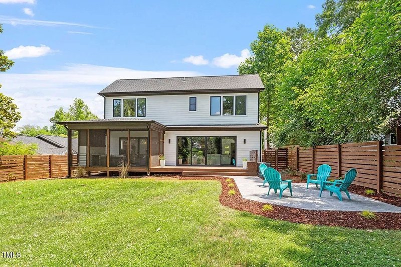 Architectural House Design - Exterior - Rear Elevation for Contemporary House Plan #1128-1 - 4 bed, 4.5 bath