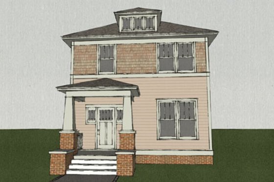 Exterior - Other Elevation 1 for Craftsman House Plan #461-5 - 3 bed, 2.5 bath
