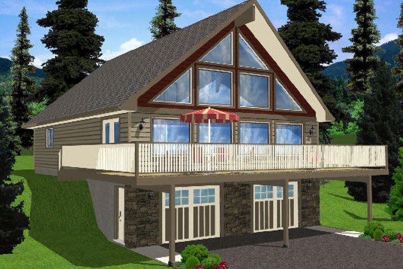 Cottage Style House Plan - 4 Beds 3 Baths 3164 Sq/Ft Plan #126-167 ...