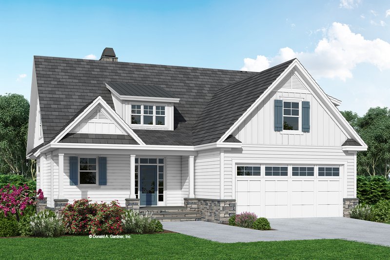House Plan Design - Farmhouse Exterior - Front Elevation Plan #929-1124