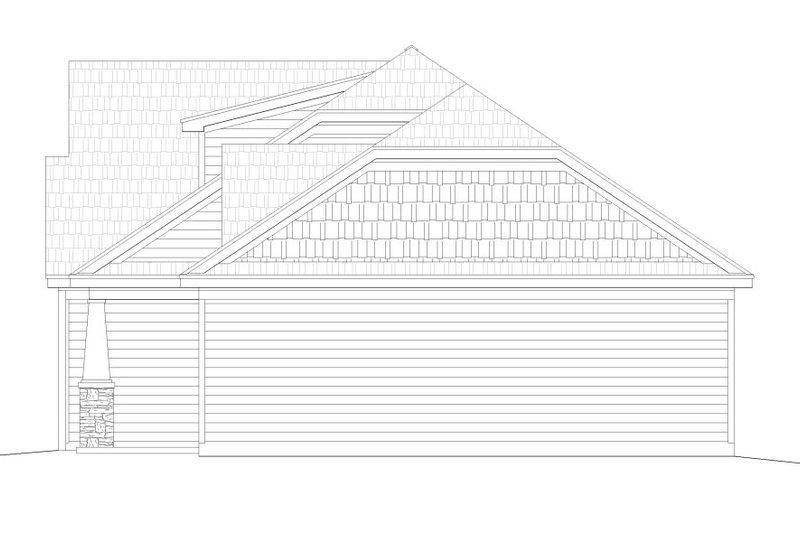 Dream House Plan - Exterior - Other Elevation for Craftsman House Plan #932-205 - 3 bed, 2 bath