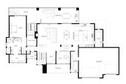 Contemporary Style House Plan - 5 Beds 4.5 Baths 6179 Sq/Ft Plan #1114-101 