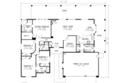 Mediterranean Style House Plan - 4 Beds 3.5 Baths 2258 Sq/Ft Plan #1-511 