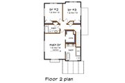 Modern Style House Plan - 4 Beds 3 Baths 2052 Sq/Ft Plan #79-366 