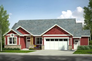 Craftsman Exterior - Front Elevation Plan #124-1025