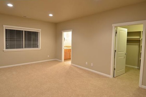 Interior - Bedroom for Craftsman House Plan #124-1211 - 3 bed, 2 bath