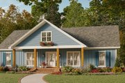 Country Style House Plan - 3 Beds 2.5 Baths 1762 Sq/Ft Plan #21-482 