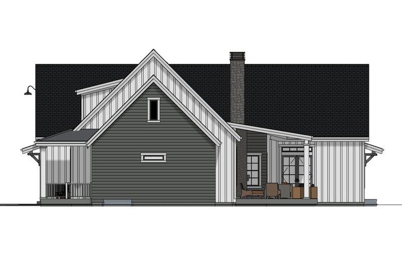 House Plan Design - Right Side Elevation