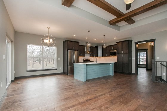 Interior - Dining Room for Ranch House Plan #70-1482 - 2 bed, 2 bath