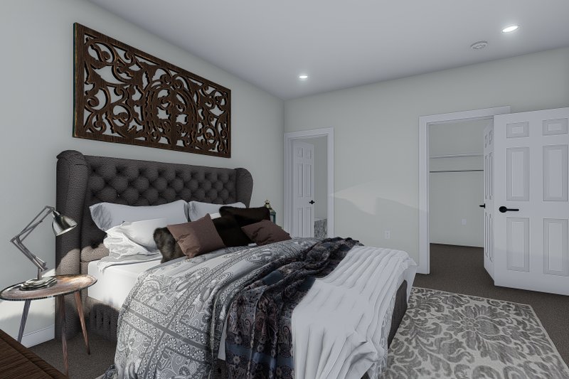 House Plan Design - Interior - Master Bedroom 2 for Cottage House Plan #1060-64 - 2 bed, 2 bath
