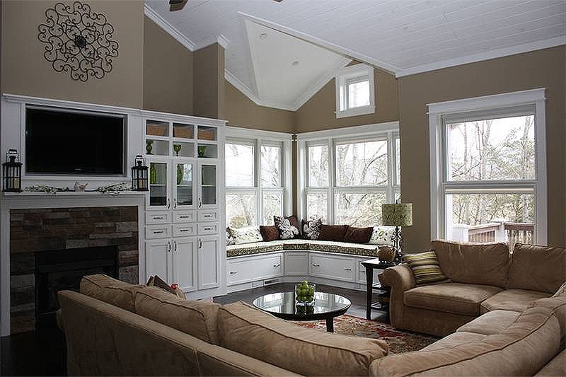 Home Plan - Great Room - 3150 square foot craftsman home
