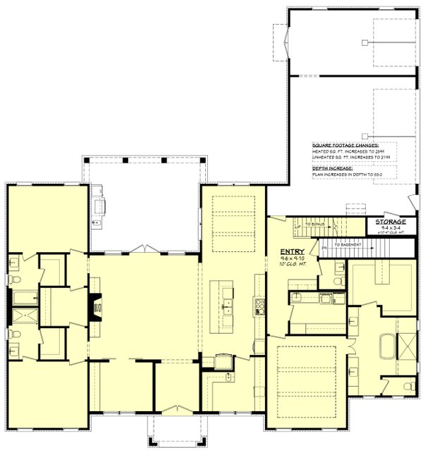 Southern Floor Plan - Other Floor Plan #430-354