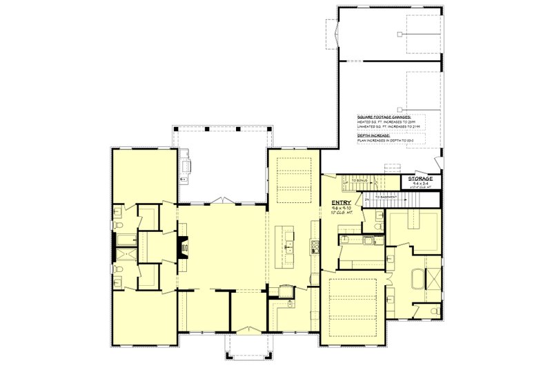 Home Plan - Floor Plan - Other Floor for Southern House Plan #430-354 - 3 bed, 3.5 bath