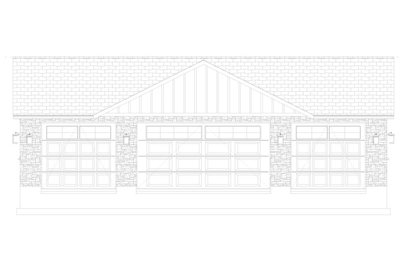 Dream House Plan - Exterior - Front Elevation 5 for Traditional House Plan #1060-242, 0 bath