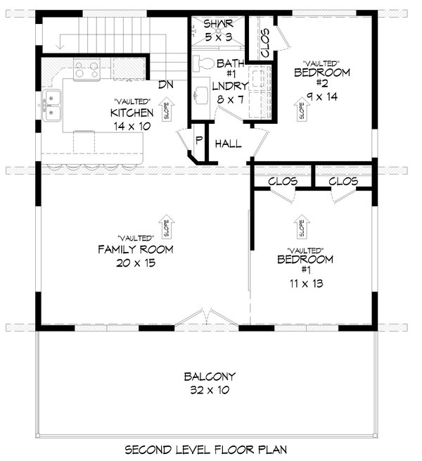 Architectural House Design - Contemporary Floor Plan - Main Floor Plan #932-471