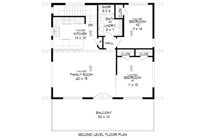 Dream House Plan - Floor Plan - Main Floor for Contemporary House Plan #932-471 - 3 bed, 2 bath