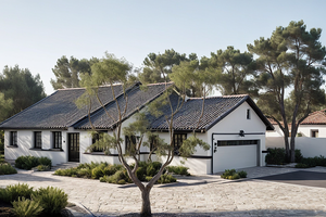 Exterior - Front Elevation 3 for Ranch House Plan #515-24 - 3 bed, 2 bath