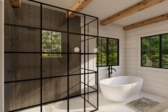 Interior - Master Bathroom for Craftsman House Plan #1094-6 - 3 bed, 2.5 bath