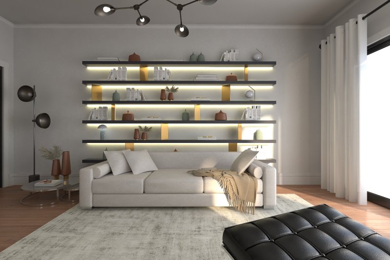 House Plan Design - Interior - Family Room for Modern House Plan #1064-321 - 3 bed, 2.5 bath