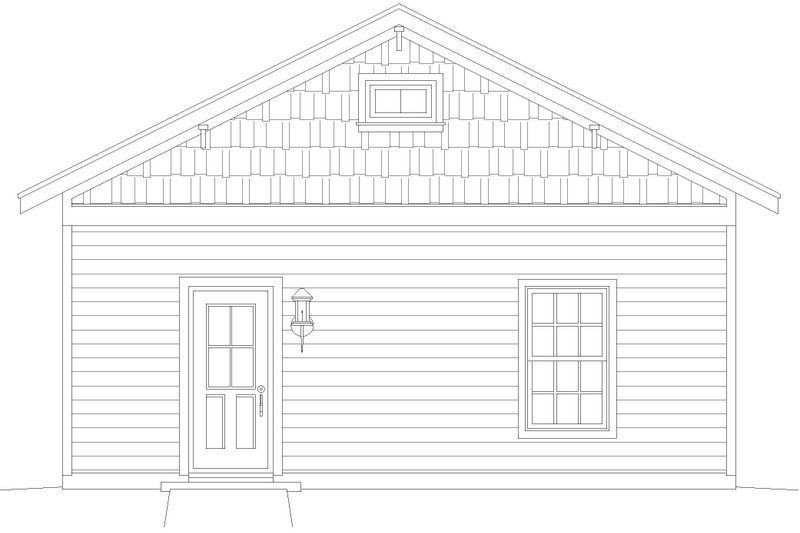 Home Plan - Exterior - Other Elevation for Country House Plan #932-121, 0 bath