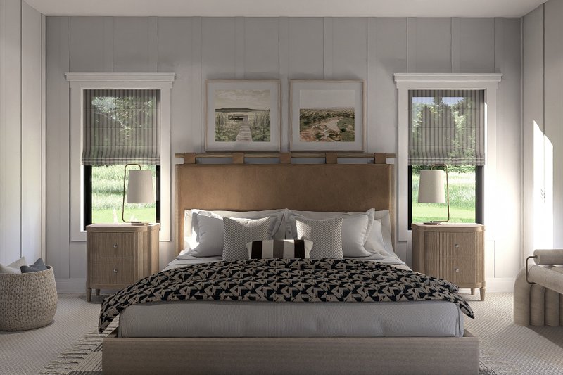 House Plan Design - Interior - Master Bedroom for Modern House Plan #455-397 - 3 bed, 2 bath