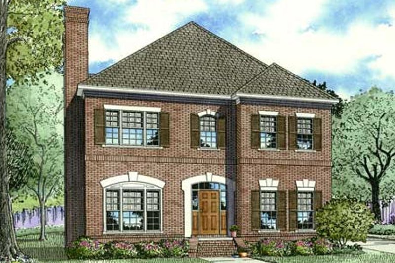 Dream House Plan - Traditional Exterior - Front Elevation Plan #17-2286