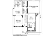 Craftsman Style House Plan - 4 Beds 3 Baths 2712 Sq/Ft Plan #70-1229 