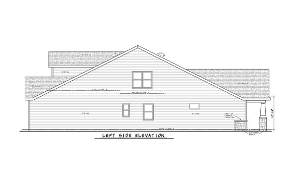 Exterior - Other Elevation for Craftsman House Plan #20-2431 - 3 bed, 3 bath