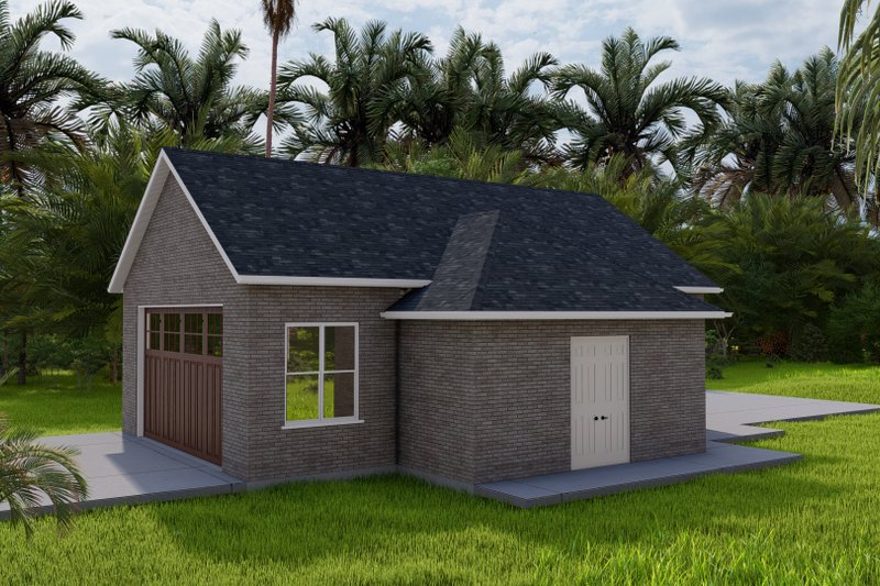 Home Plan - Exterior - Other Elevation for European House Plan #1060-166, 1 bath