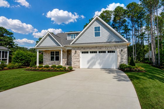 Exterior - Front Elevation 4 for Cottage House Plan #20-2315 - 4 bed, 3 bath