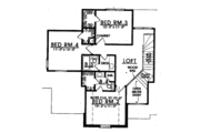 European Style House Plan - 4 Beds 3.5 Baths 2552 Sq/Ft Plan #40-259 