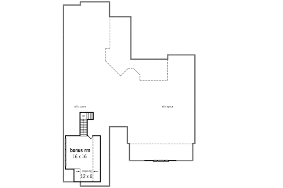 Floor Plan - Other Floor for Craftsman House Plan #45-362 - 3 bed, 3 bath