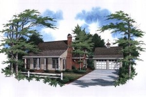 Traditional Exterior - Front Elevation Plan #41-110