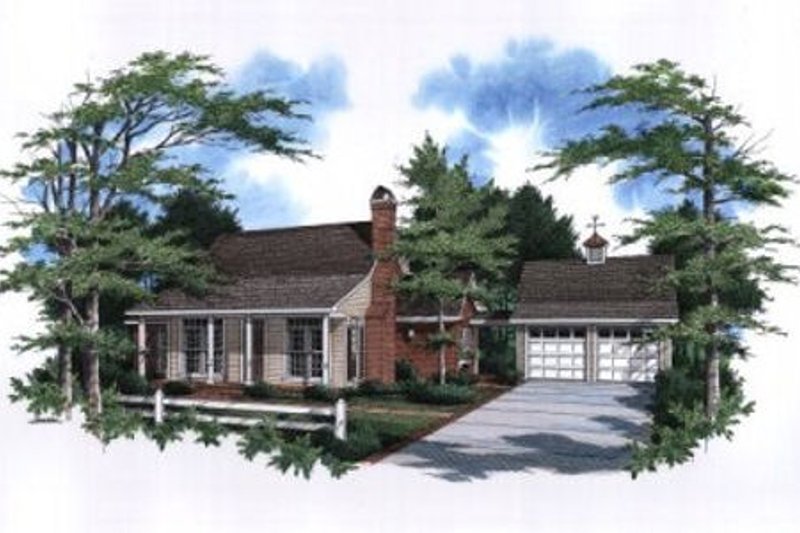 House Plan Design - Traditional Exterior - Front Elevation Plan #41-110