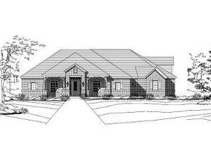 European Exterior - Front Elevation Plan #411-659