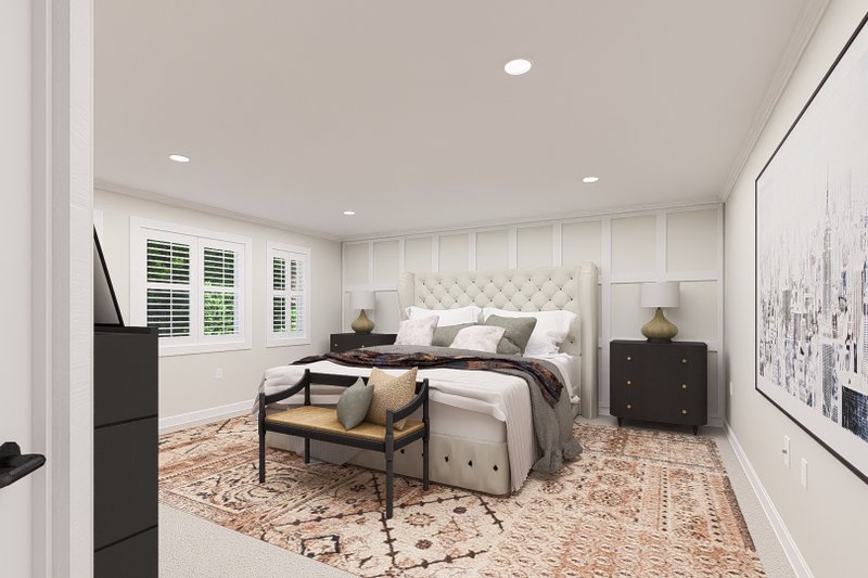 Dream House Plan - Interior - Master Bedroom for Traditional House Plan #1060-189 - 5 bed, 3 bath