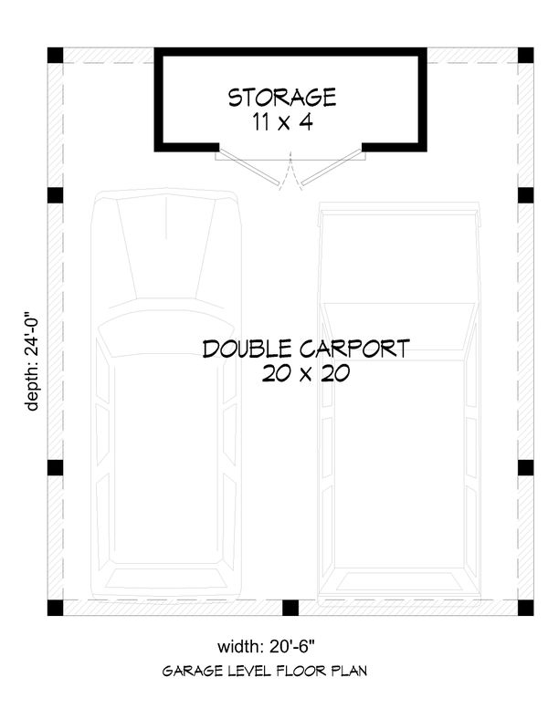 Traditional Floor Plan - Main Floor Plan #932-357