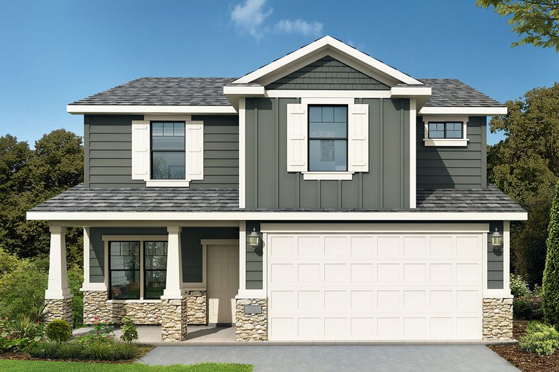 Dream House Plan - Traditional Exterior - Front Elevation Plan #1073-9