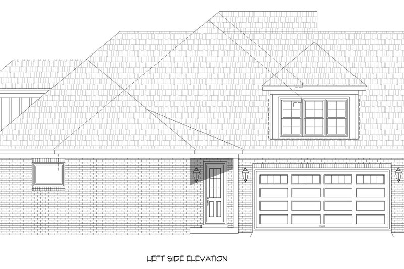 Dream House Plan - Exterior - Other Elevation for Southern House Plan #932-878 - 5 bed, 3.5 bath