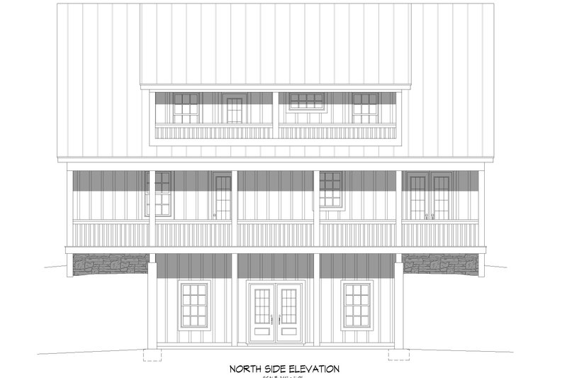 Dream House Plan - Exterior - Other Elevation 2 for Traditional House Plan #932-411 - 3 bed, 3.5 bath