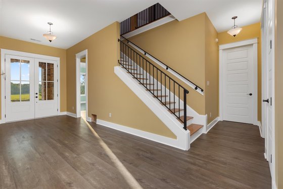 Interior - Entry for Country House Plan #63-413 - 4 bed, 4 bath