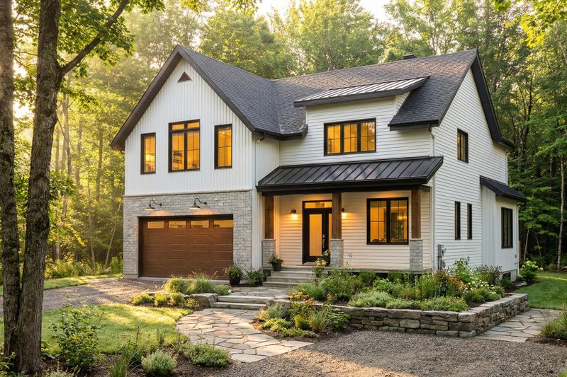 House Blueprint - Exterior - Front Elevation 2 for Farmhouse House Plan #23-2725 - 4 bed, 2.5 bath