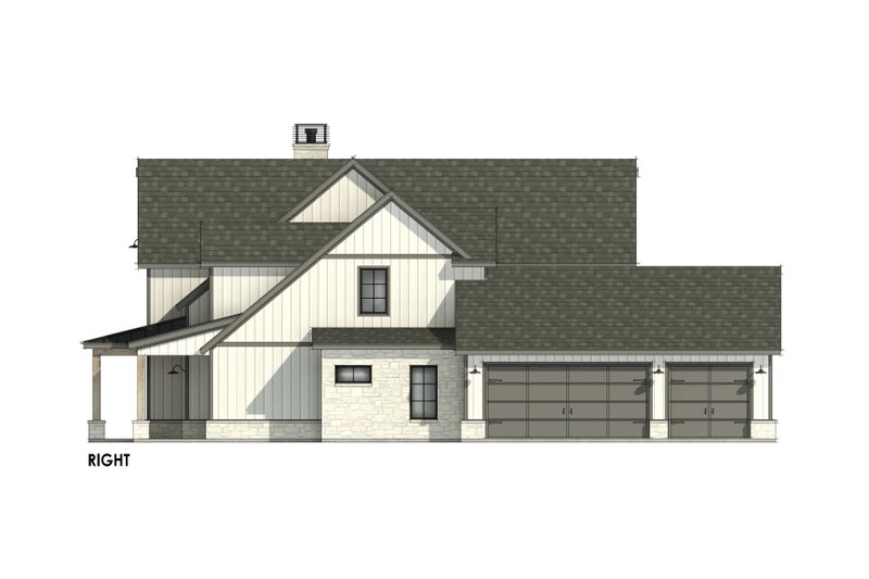 Home Plan - Exterior - Other Elevation 1 for Country House Plan #1096-3 - 4 bed, 4.5 bath