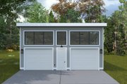 Contemporary Style House Plan - 0 Beds 0 Baths 720 Sq/Ft Plan #1060-284 