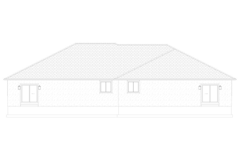 Dream House Plan - Exterior - Rear Elevation 2 for Traditional House Plan #1060-316 - 2 bed, 2 bath