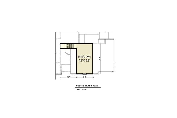 Farmhouse Floor Plan - Upper Floor Plan #1070-32