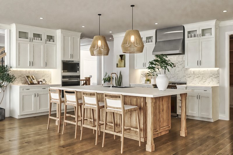 Dream House Plan - Interior - Kitchen 1 for European House Plan #54-718 - 5 bed, 5.5 bath